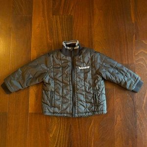 Timberland Boys Brown Zip-Front Jacket Size 2T